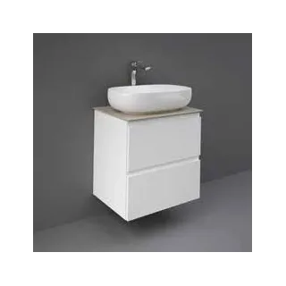 RAK Ceramics ILLUSION Umywalka nablatowa owalna 60x38cm biały połysk ILLCT6000AWHA