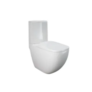 RAK Ceramics ILLUSION Miska WC Rimless do kompaktu 64x38 cm biały połysk ILLWC1146AWHA