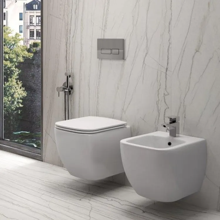 RAK Ceramics METROPOLITAN Miska WC podwiesz. Rimless 52,5x33,7 cm biały połysk MP13AWHA,MEWC00009