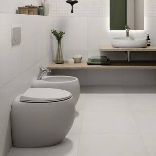 RAK Ceramics CLOUD bidet stojący 56x40cm biały mat CLOBD2015500A