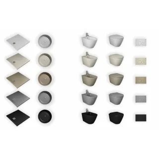 RAK Ceramics FEELING Umywalka slim nablatowa okrągła 42 cm biały połysk (AWHA) FEECT42000AWHA