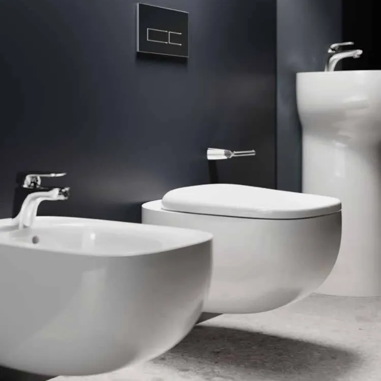 RAK Ceramics ILLUSION Bidet podwieszany 52x38cm biały połysk ILLBD2101AWHA