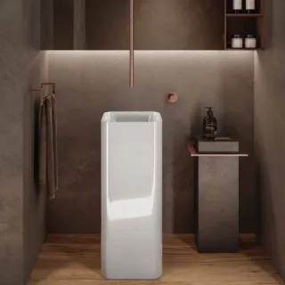 RAK Ceramics PETIT Umywalka wolnostojąca kwadrat 36 cm PETFS23600AWHA