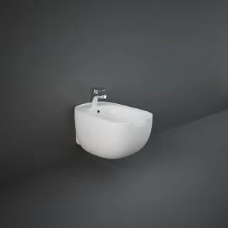 RAK Ceramics ILLUSION Bidet podwieszany 52x38cm biały połysk ILLBD2101AWHA