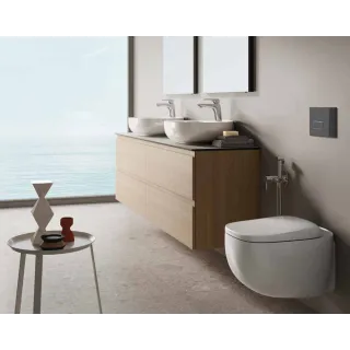 RAK Ceramics ILLUSION Miska WC podwieszana Rimless 52x38 cm biały połysk ILLWC1446AWHA