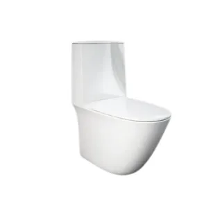 RAK Ceramics SENSATION Miska WC Rimless do kompaktu 62x38 cm biały połysk SENWC1146AWHA