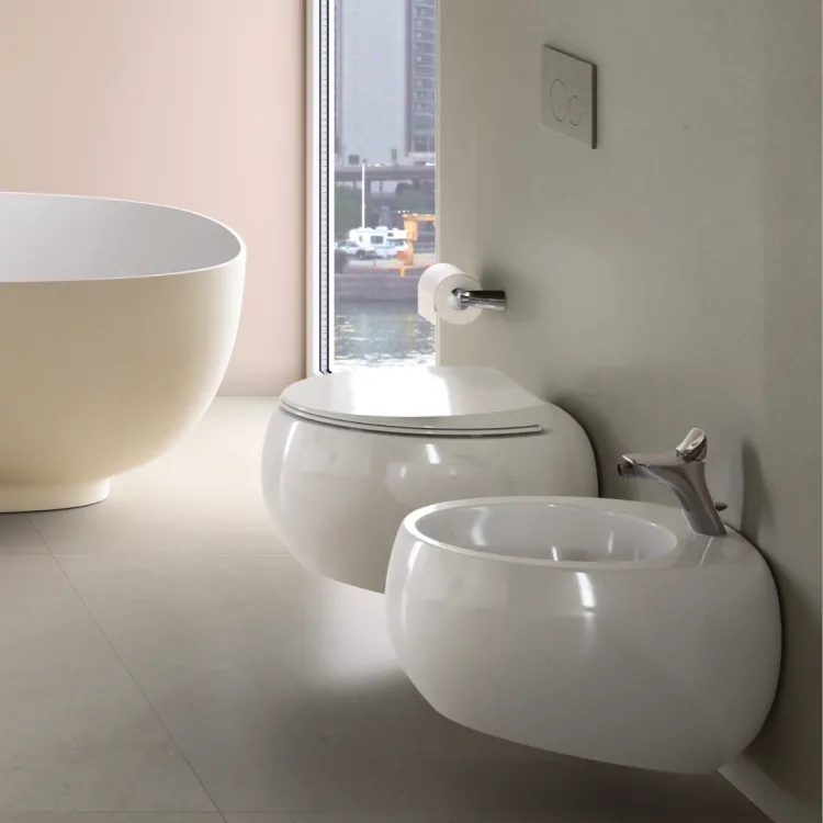 RAK Ceramics CLOUD bidet podwiesz. 56x40cm biały połysk CLOBD2101AWHA