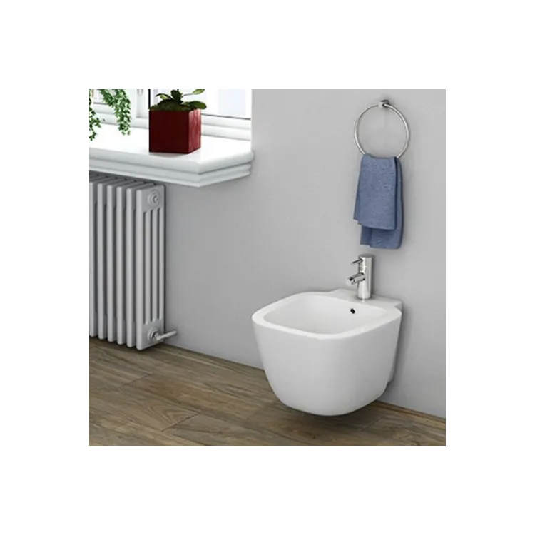 RAK Ceramics ONE Bidet podwieszany 52x36,5 cm biały połysk EL08AWHA,ONBI00005 RAK Ceramics ONE Bidet podwieszany 52x36,5 cm biały połysk EL08AWHA,ONBI00005