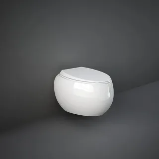 RAK Ceramics CLOUD Miska WC podwiesz. Rimless 56x40cm biały połysk CLOWC1446AWHA
