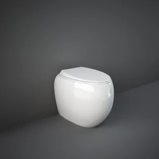RAK Ceramics CLOUD Miska WC stojąca Rimless 56x40cm biały połysk CLOWC1346AWHA