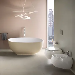 RAK Ceramics CLOUD Miska WC podwiesz. Rimless 56x40cm biały połysk CLOWC1446AWHA