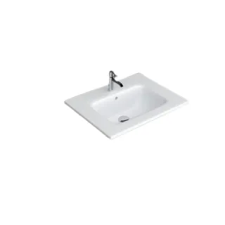 RAK Ceramics JOY Umywalka wpuszczana, meblowa 61x46,5 cm JOYDI06101WH