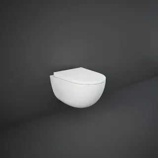 RAK Ceramics DES Miska WC podwiesz. Rimless 52x38 biały połysk DESWC1446AWHA