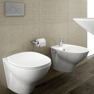 RAK Ceramics MORNING Bidet podwieszany 52x36,5 cm biały połysk MORBD2100AWHA