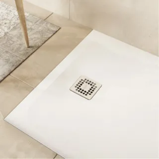 RAK Ceramics FEELING BRODZIK BIAŁY Prostokątny RFST080100S500