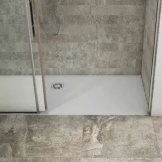 RAK Ceramics FEELING BRODZIK BIAŁY Prostokątny RFST080100S500
