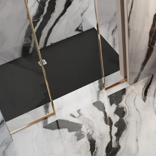 RAK Ceramics FEELING BRODZIK CZARNY Prostokątny RFST100120S504