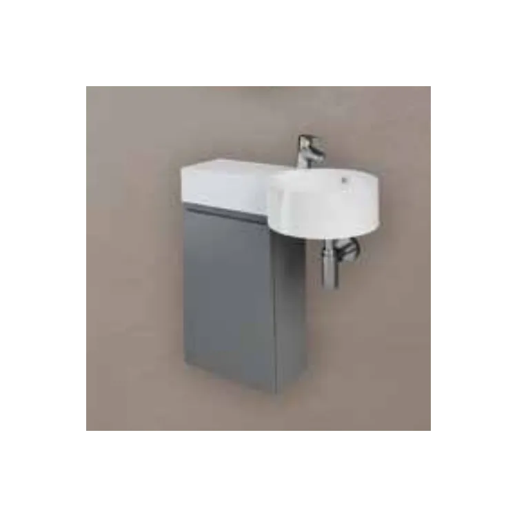 RAK Ceramics Zestaw PETIT Umywalka okrąg blatL, szafkaJOY szary PET177JOY040UGY