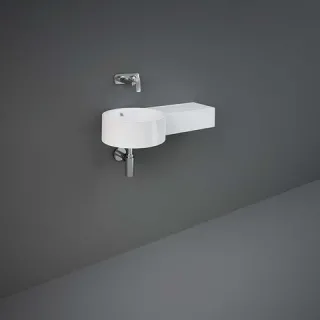 RAK Ceramics Zestaw PETIT Umywalka okrąg blatP, szafkaJOY szary PET277JOY040UGY
