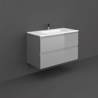 RAK Ceramics Zestaw JOY Umywalka i Szafka 100cm szara SETJOYWH100UGY