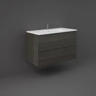 RAK Ceramics Zestaw JOY Umywalka & Szafka 100cm moka walnut SETJOYWH100MOK