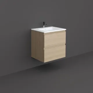 RAK Ceramics Zestaw JOY Umywalka Szafka 60cm scandinavian oak SETJOYWH060SOK
