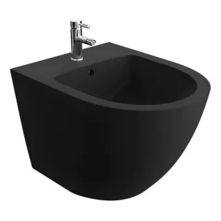 RaCer Bidet podwieszany MEDEA 49 cm Czarny Mat RACBD01ME504