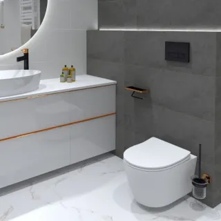 RaCer Zestaw TIVOLI Miska z Deską WC Slim W/O podwiesz....