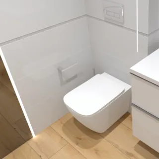 RaCer Zestaw DAVOS Miska z Deską WC Slim W/O podwiesz. 52 cm Biały Połysk RACSET02DSAWHA