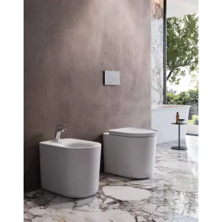 RAK Ceramics VALET Miska WC stojąca 56x36,3 cm biały mat VALWC1347500A