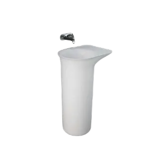 RAK Ceramics VALET Umywalka wolnostojąca 53x39,5x90 cm Blat P odpływ do podłogi biały mat VALFS5300500A