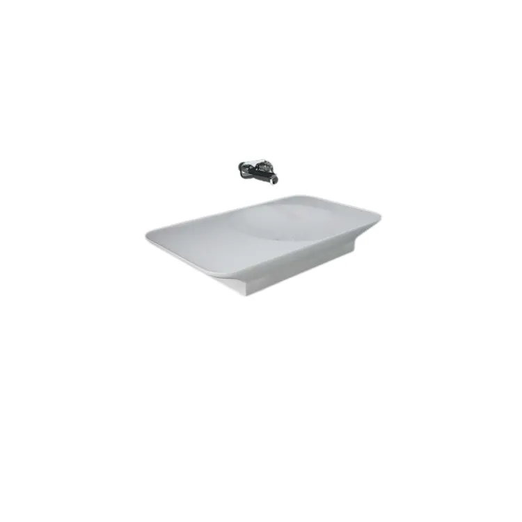 RAK Ceramics VALET Umywalka podwieszana & nablatowa 92x50,5 cm blat L biały mat VALWB09300500A