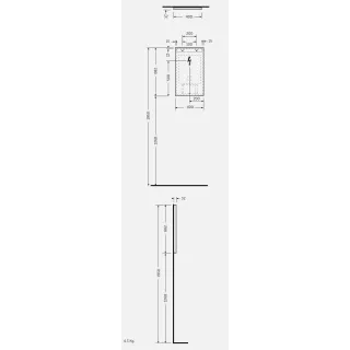 RAK Ceramics Joy Lustro wiszące 40 x 68 cm z oświetleniem LED JOYMR04068LED