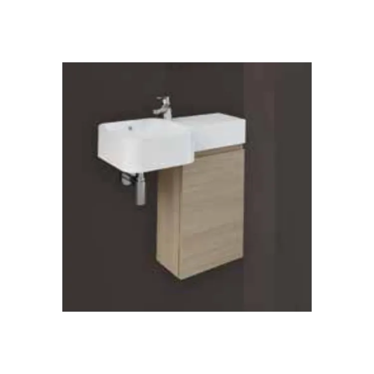 RAK Ceramics Zestaw PETIT Umywalka kwadrat P z otworem, szafka JOY SOK PET477JOY040SOKO