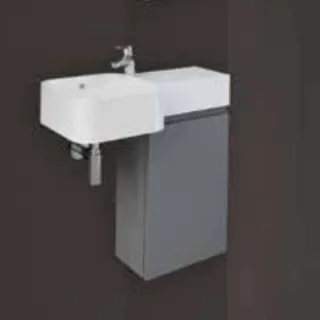 RAK Ceramics Zestaw PETIT Umywalka kwadrat P z otworem,...