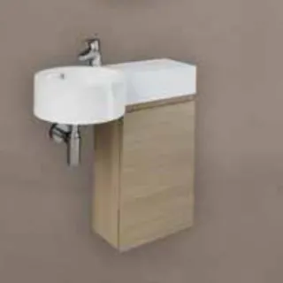 RAK Ceramics Zestaw PETIT Umywalka okrąg blatP z otworem,...