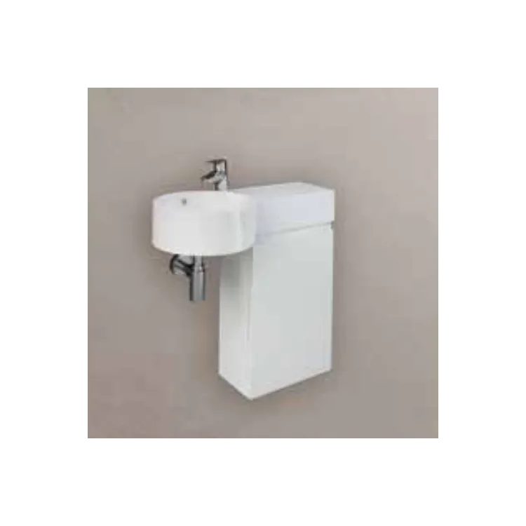 RAK Ceramics Zestaw PETIT Umywalka okrąg blatP z otworem, szafkaJOY Biały PET277JOY040PWHO