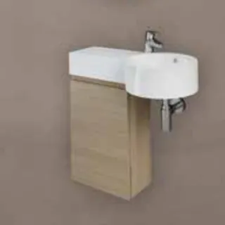 RAK Ceramics Zestaw PETIT Umywalka okrąg blatL z otworem,...