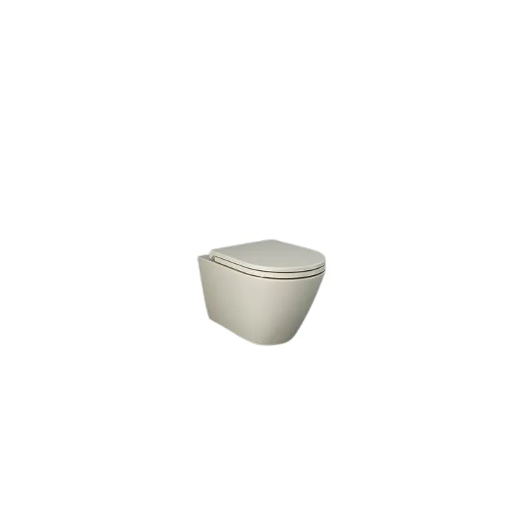 RAK Ceramics FEELING RESORT Miska WC podwieszana Rimless beż mat (505) &deska WC w/o beż mat FEEL2SET