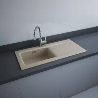 RAK Ceramics DREAM2 zlewozmywak ceramiczny 1 komora...