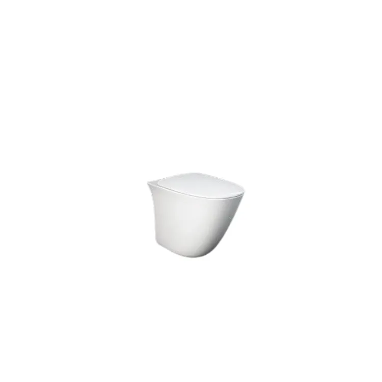 RAK Ceramics SENSATION Miska WC stojąca Rimless 52x38 cm biały połysk-PROTEC SENWC13469AWHA