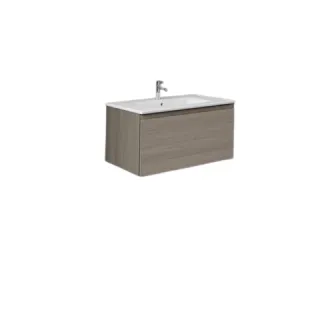 RAK Ceramics Zestaw Joy Umywalka & Szafka UNO Joy podumywalkowa podwieszana 80 GREY ELM SETJOYUNOWH080EGY