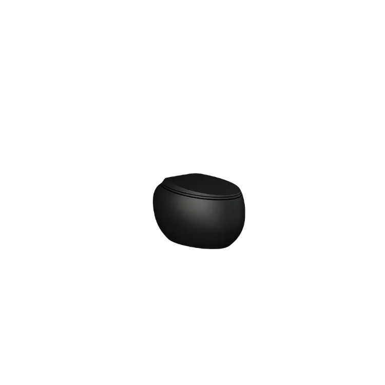 RAK Ceramics CLOUD Miska WC podwiesz. Rimless 56x40cm czarny mat CLOWC1446504A