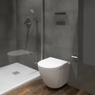 RaCer Zestaw MEDEA Miska z Deską WC Slim W/O podwiesz. 49...