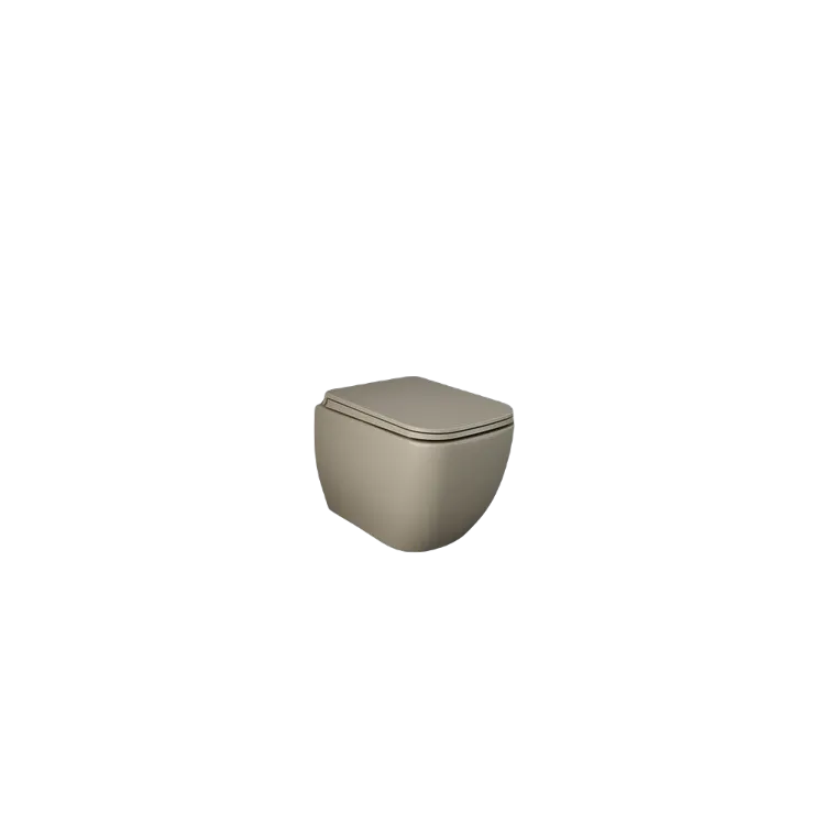 RAK Ceramics FEELING METROPOLITAN Miska WC podwieszana Rimless cappuccino mat (514) MP13514A
