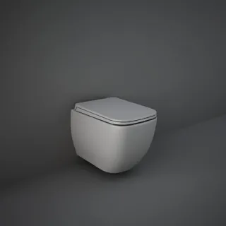 RAK Ceramics FEELING METROPOLITAN Miska WC podwieszana Rimless szary mat (503) MP13503A