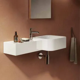 RAK Ceramics PETIT Umywalka podwiesz. kwadrat blat L...