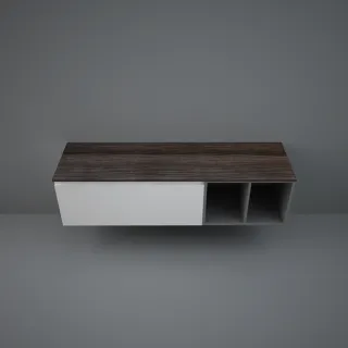 RAK Ceramics Blat meblowy RAK-Plano Techwood 161X46 cm - Moka Walnut PLASL16146MOK