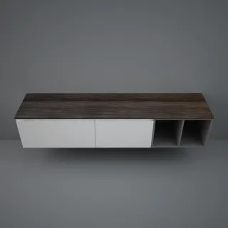 RAK Ceramics Blat meblowy RAK-Plano Techwood 201X46 cm - Moka Walnut PLASL20146MOK