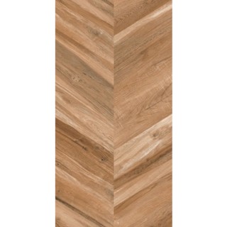 Prime Ceramics Płytka podłogowa Chevron Brown 60x120 cm...